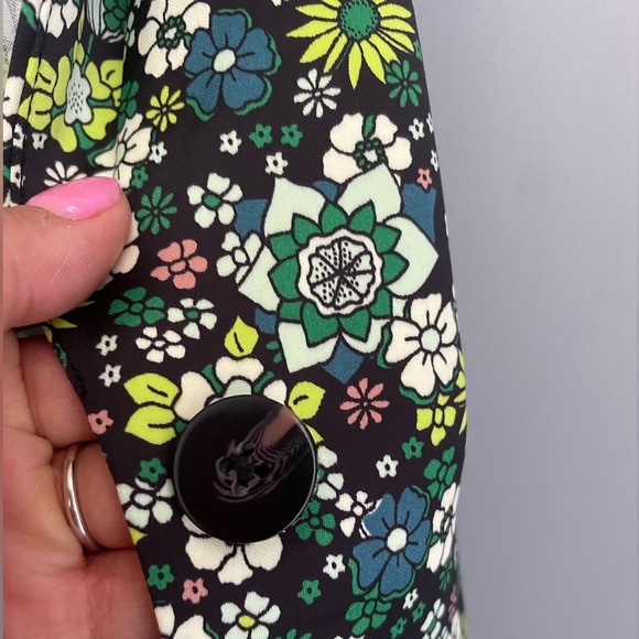 Scotch & Soda Amsterdam Floral Blazer Jacket Relaxed Fit Green Sz M - Picture 13 of 15